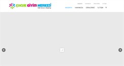 Desktop Screenshot of cocukgiyimmerkezi.com